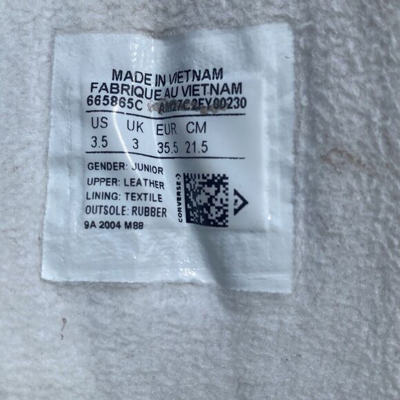 Converse Girls CTAS High GS Playful Llama Pink Suede Sneakers Size 5.5 - Picture 10 of 12